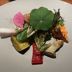 薪焼 銀座おのでら - 畝田さんからのお野菜
