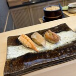 THE SUSHI TOKYO 旬 - 食べ放題スタート　エビ・トロカジキ・赤貝のひも