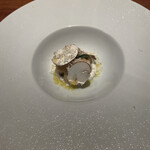 薪焼 銀座おのでら - オマール海老　マッシュルーム　リコッタチーズ