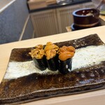 THE SUSHI TOKYO 旬 - ウニ3貫