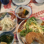 繚乱 - 大豆メンチ定食