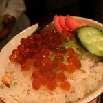 和食　貴山 - 鮭の炊込み御飯いくらのせ