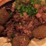 和食　貴山 - 牛のしぐれ煮とごぼうとこんにゃく煮物