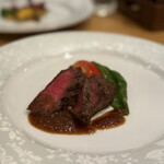和食波奈 - 黒毛和牛ステーキ　旬菜添え