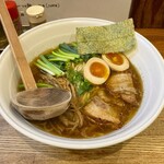 八雲  - ねぎらーめん @1,000円 ＋味玉 @100円