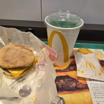 マクドナルド - ドリンク写真:ソーセージエッグマフィン