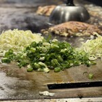 福太郎 - 「お好み焼き」と「ねぎ焼き」で生地を変えてるのも見れた