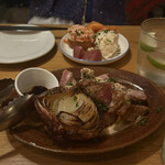 呑楽 Neko - 豚肩ロースのお料理と前菜4種盛り合わせ！