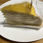 不二家 - 料理写真:ラフランスミルクレープ