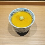 鮨あさひ - フグ(身、皮、白子)の茶碗蒸し