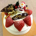 シュークレール - クリスマスケーキ白生クリーム４号