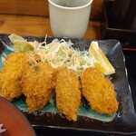 醉心酒蔵 - 牡蠣フライ４ケ
