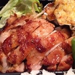 ペッパー - 201412  ペッパー  ★Bランチ（若鶏の和風辛子焼＆タコ入りクリームコロッケ）（860円）★ 若鶏の和風辛子焼 など