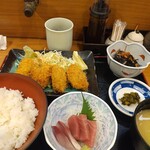 醉心酒蔵 - カキフライ定食