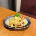 苦楽園中華 マルベリー - こりこりクラゲときゅうりの和物