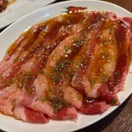 焼肉冷麺やまなか家 - ★平日ランチ（焼肉冷麺セット・あぶりカルビ・タレ味・別辛おおめ・1419円税込）★