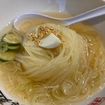焼肉冷麺やまなか家 山形西バイパス店 - これに「キムチ」付きます！★ランチよくばりセット（ライス大（無料）・別辛おおめ・550円税込）★