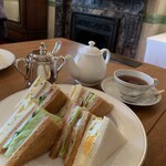 デザートカフェ長楽館 - サンドイッチセット
