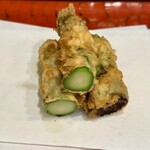 てんぷら銀座天亭 - オーストラリア産グリーンアスパラ（追加）