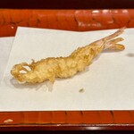 てんぷら銀座天亭 - 才巻き2本目