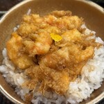 てんぷら銀座天亭 - 芝海老かき揚げ小天丼