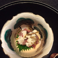 日本料理 幸庵 - ハマチと長芋のお造り