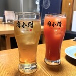 和牛 肉小僧 - 北海道コーン茶ハイと生トマトサワー