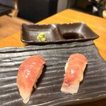 和牛 肉小僧 - サーロインの握り