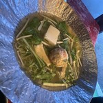 花鳥 - お鍋仕立てのお味噌汁