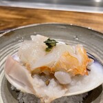 温石 - 蛤と伊勢海老のおじや