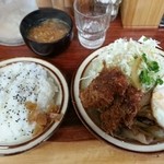 馬場南海 - イカフライ＆しょうが焼き