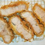 とんかつ多酒多彩 地蔵 - 『リブロースかつ』断面