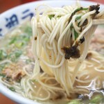 元祖ラーメン長浜家 - ラーメン（鬼からし）