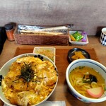 定食 ほげ - カツ丼¥900