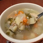 CAFE AALIYA - スープは具沢山