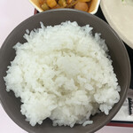 辛酉会食堂 - 盛り盛りご飯(笑)