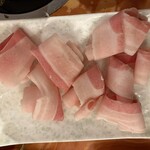 中華料理 鍋一 - 追加の豚バラ