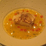 銀座 レカン - 自分は長崎産キジハタのブレゼ　デュグレレ風。白ワインベースのソースです。