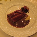 銀座 レカン - 自分のメイン。青首鴨のロースト サルミソース。