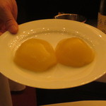 銀座 レカン - 洋梨のコンポートです。