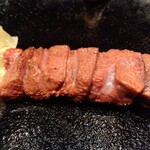 鳥茂 - 炙りレバ刺し