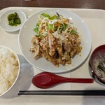 横浜中華 華星 - 料理写真:油淋鶏定食