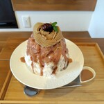 麹日和 - 栗ときどきキャラメルかき氷