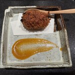 神田錦町 鮨たか晴 - 車海老のクリームコロッケ