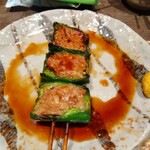 鳥茂 - ピーマン肉詰め
