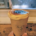 クレープ えんどう - ドリンク写真:アイス入りクレームブリュレ