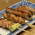 焼き鳥　黒てんぐ - 最初の5本