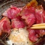 鳥茂 - サーロイン丼