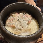 のどぐろ専門 銀座 中俣 - 土鍋ご飯