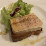 ビストロ カフェ デリ ポキナ369 - 【Xmasｽﾍﾟｼｬﾙｺｰｽ】
                                ○バニラ風味　ハンガリー産
                                　フォアグラのテリーヌ〜自家製ブリオッシュ〜